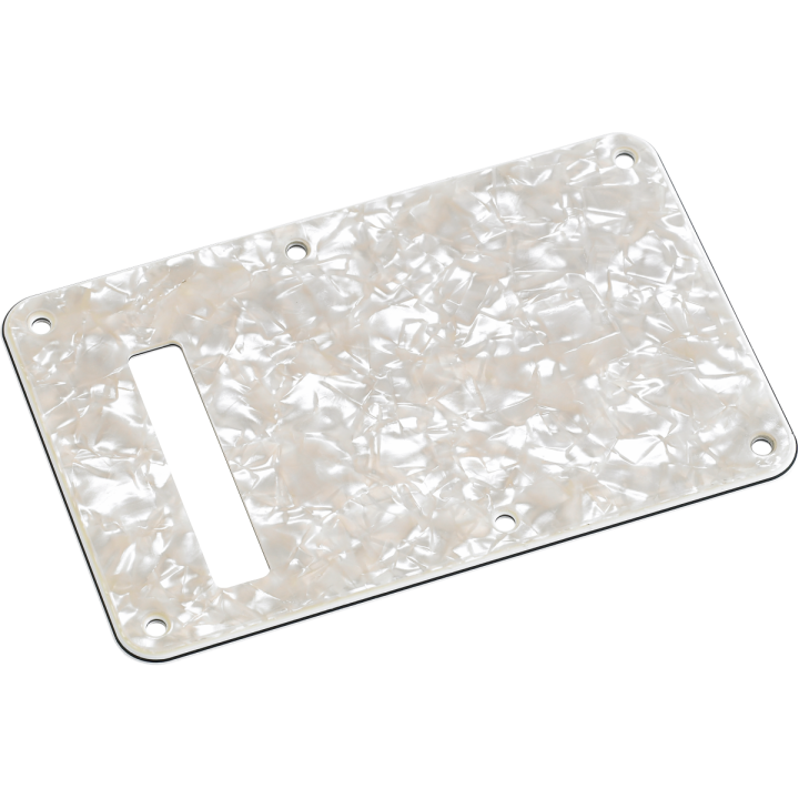 Fender - 0991323000 Backplate, strat white moto 4-ply