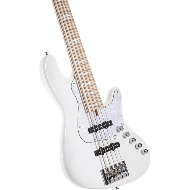 Acquista CORT Elrick NJS5 WHT con Case online | Merula Strumenti Musicali