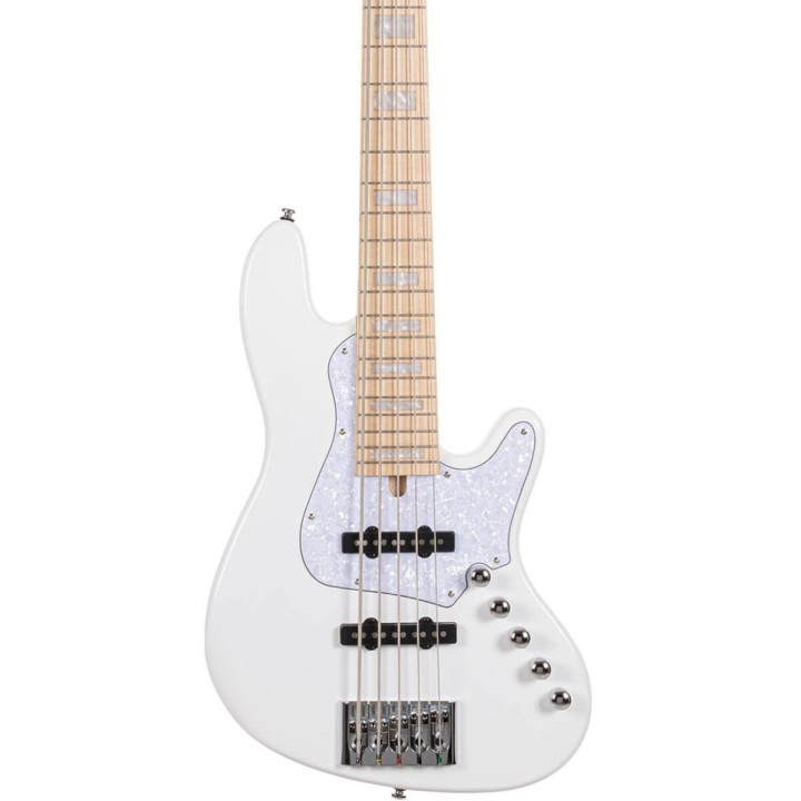 Acquista CORT Elrick NJS5 WHT con Case online | Merula Strumenti Musicali
