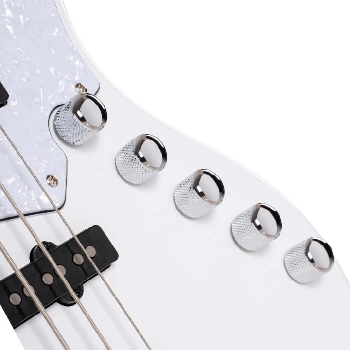 Acquista CORT Elrick NJS5 WHT con Case online | Merula Strumenti Musicali
