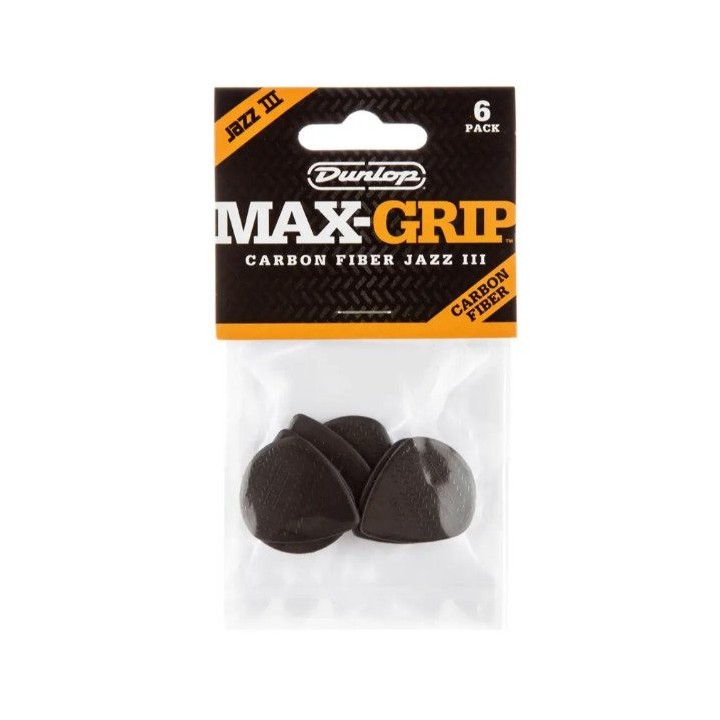 Dunlop - 471P3C Max-Grip Jazz III Carbon Fiber