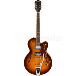 G2420T Streamliner Hollow Body with Bigsby, Laurel Fingerboard, Broad'Tron BT-3S Pickups, Robusto Burst