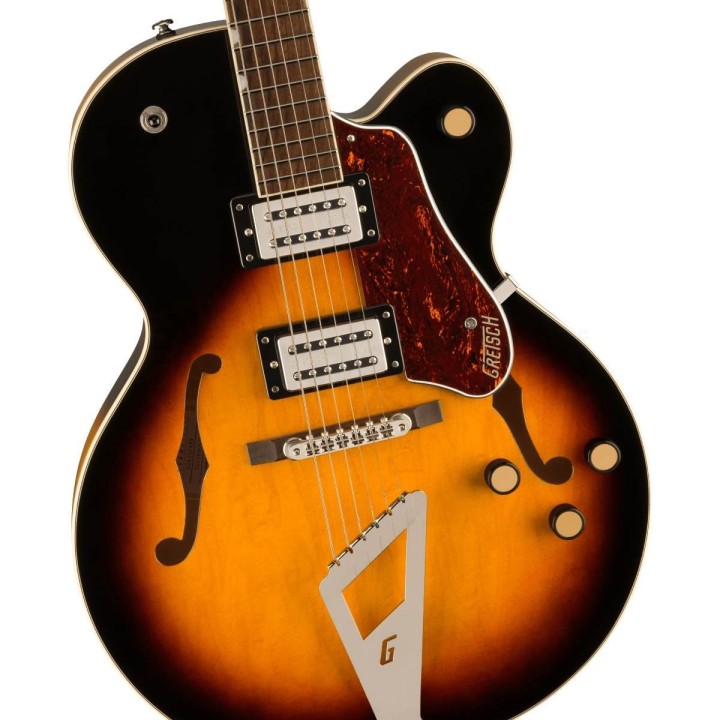 G2420 Streamliner Hollow Body with Chromatic II, Laurel Fingerboard, Broad'Tron BT-3S Pickups, Aged Brooklyn Burst