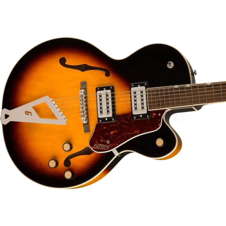 G2420 Streamliner Hollow Body with Chromatic II, Laurel Fingerboard, Broad'Tron BT-3S Pickups, Aged Brooklyn Burst