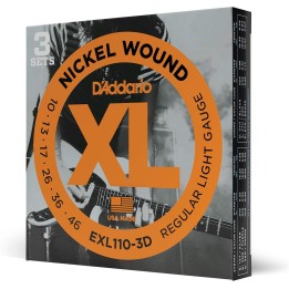 Acquista D'Addario Exl110-3d D'Addario Exl110-3d Nickel Wound Electric Guitar Strings, Regula online | Merula Strumenti Musicali