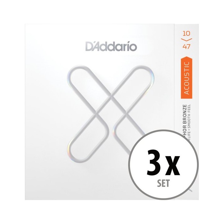 Acquista D'Addario Xse1046-3p D'Addario 10-46 Regular Light, Xs Nickel Coated Electric Guitar online | Merula Strumenti Musicali