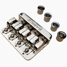 BB--3567-010 babicz full contact FCH4 AM bass bridge per basso 4 corde finitura cromata