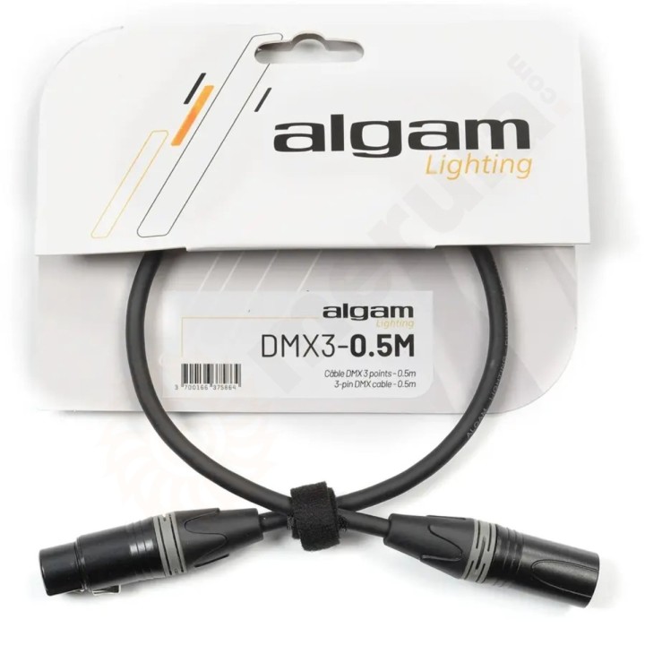 Algam Lighting DMX3-0.5M - Cavo DMX 3 Poli 0,5 mt
