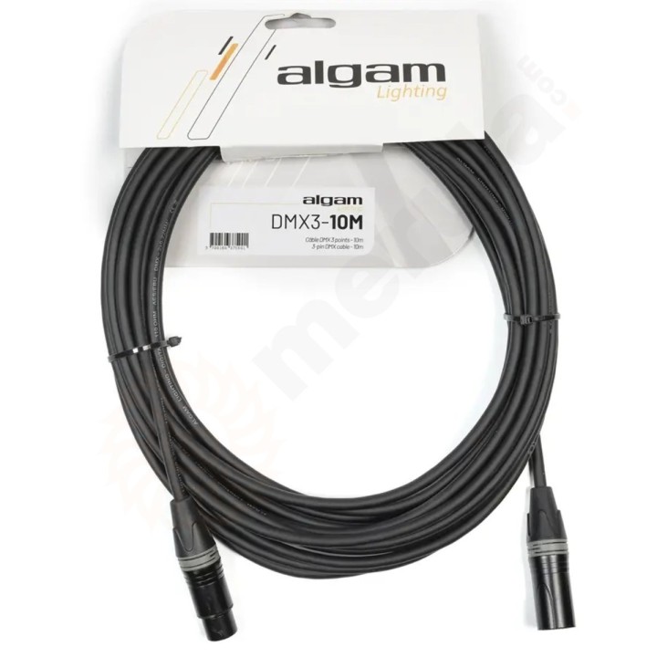 Algam Lighting - DMX3-10M Cavo DMX 3 Poli 10 mt
