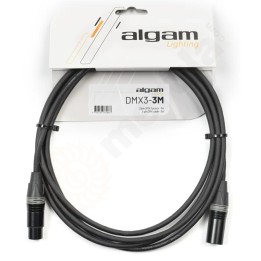 Algam Lighting DMX3-3M Cavo DMX 3 Poli 3 mt