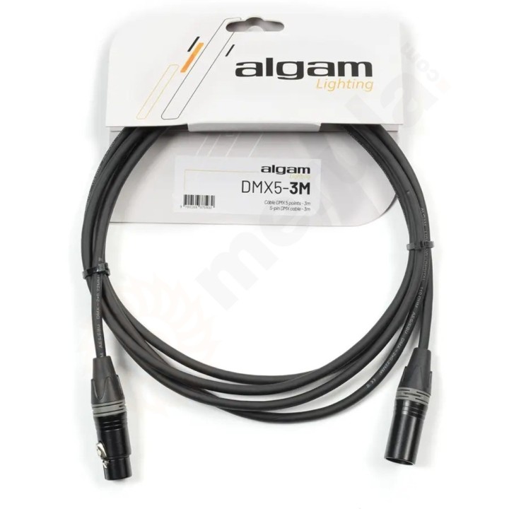 Algam Lighting DMX5-3M - Cavo DMX 5 Poli