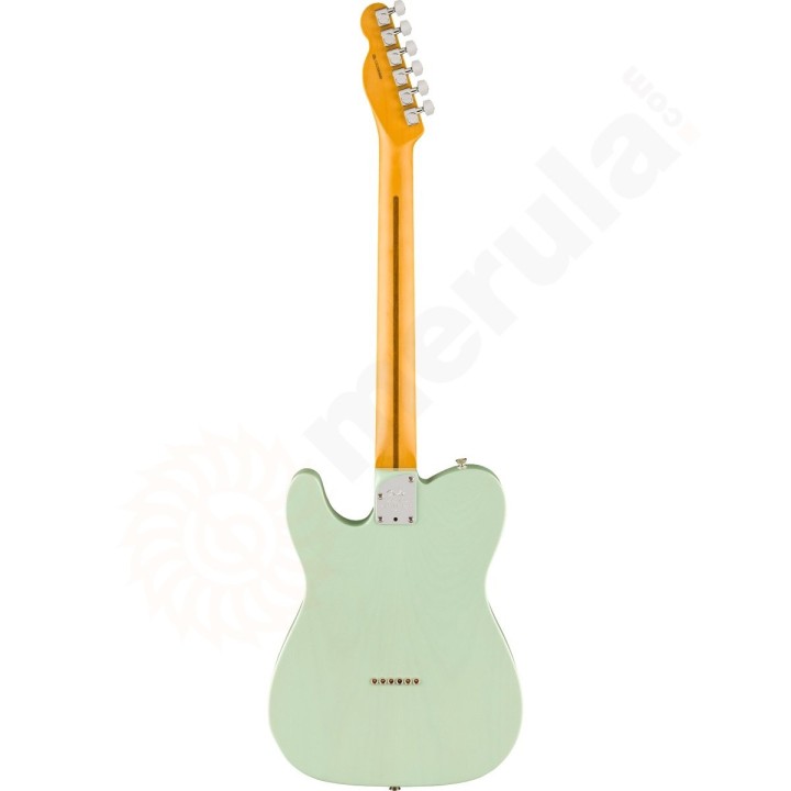 Fender American Professional II Telecaster Thinline, Maple Fingerboard, Transparent Surf Green