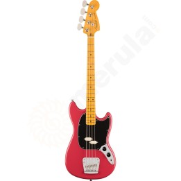 Fender American Professional Classic Mustang Bass, Maple Fingerboard, Faded Dakota Red
