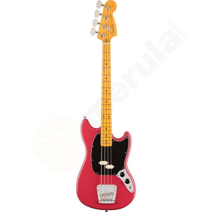 Fender American Professional Classic Mustang Bass, Maple Fingerboard, Faded Dakota Red