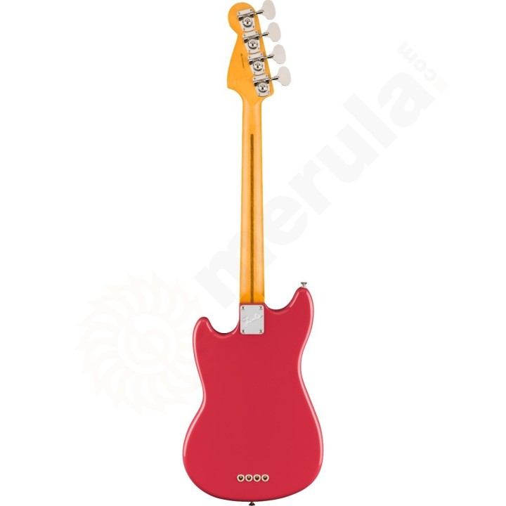 Fender American Professional Classic Mustang Bass, Maple Fingerboard, Faded Dakota Red