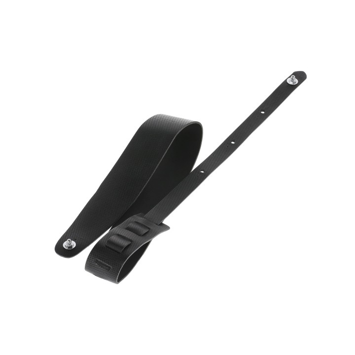 Gewa - Tracolla per chitarra Premium Plain 70 Security Locks black punctured 531369