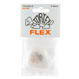 Dunlop - 456P.60 Tortex Flex Triangle .60 mm Pack/6