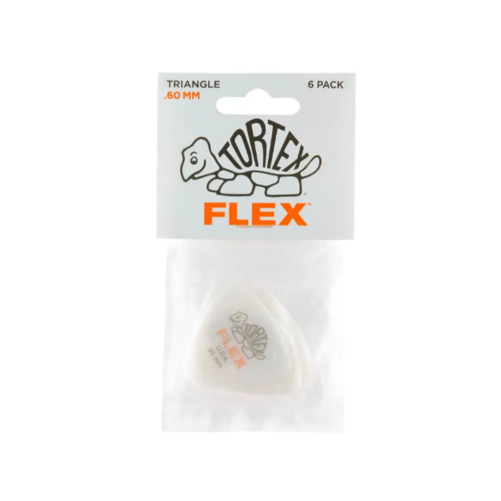 Dunlop - 456P.60 Tortex Flex Triangle .60 mm Pack/6