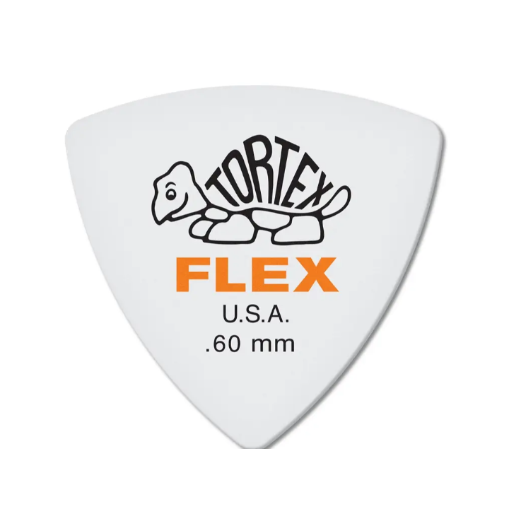 Dunlop - 456P.60 Tortex Flex Triangle .60 mm Pack/6