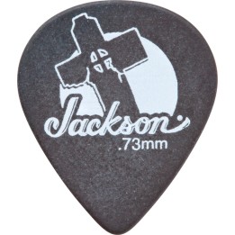 Jackson - 551 Leaning Cross Picks, Black, Thin .50mm