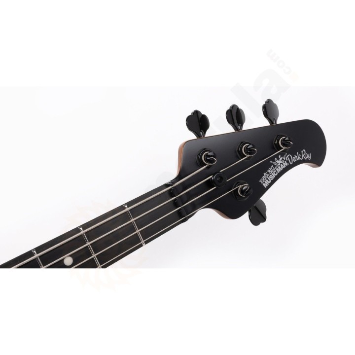 Music Man Dark Ray 4 - Stealth Black -Basso elettrico a 4 corde