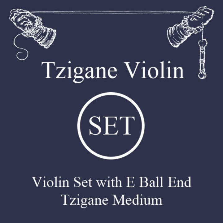 Larsen | Set Corde Per Violino Tzigane Tensione Media Pallino 631392