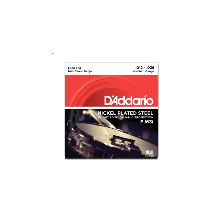D'Addario - EJ63i Corde per Banjo Irish Tenor Banjo, Nickel