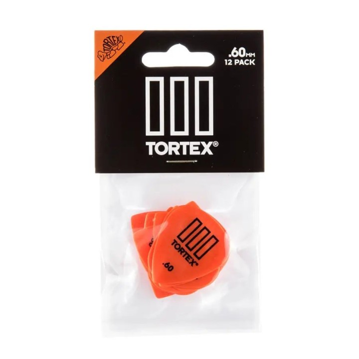 Acquista Dunlop 462p Tortex III Orange .60 4500701 online | Merula Strumenti Musicali