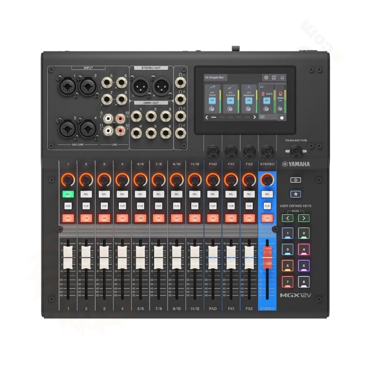 Yamaha MGX12V BK - Mixer digitale