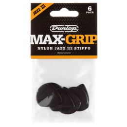 Dunlop - 0471P3S Max-Grip Jazz III Black Stiffo