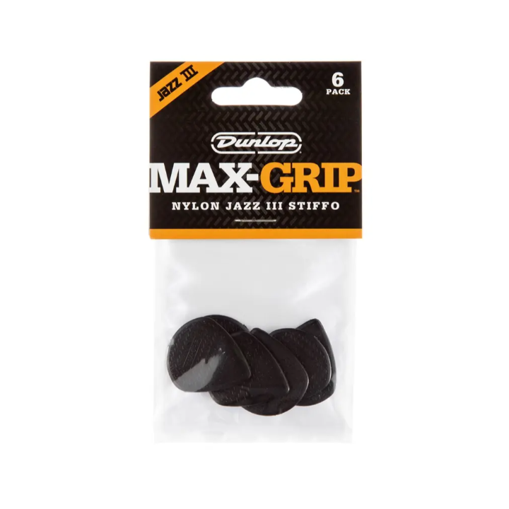 Dunlop - 0471P3S Max-Grip Jazz III Black Stiffo
