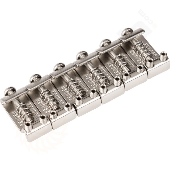 Fender American Standard Stratocaster Bridge Saddles ('08-Present), Nickel, Set of 6