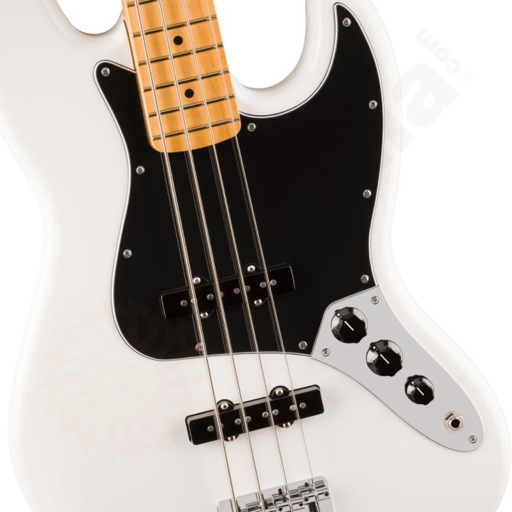 Fender Player II Jazz Bass, Maple Fingerboard, Polar White - Basso elettrico