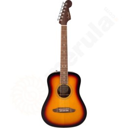Fender California Standard Redondo Mini with Bag, Spruce Top, 3-Color Sunburst