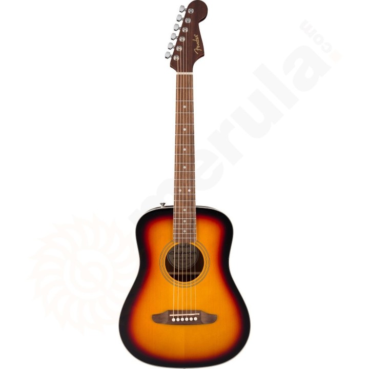 Fender California Standard Redondo Mini with Bag, Spruce Top, 3-Color Sunburst