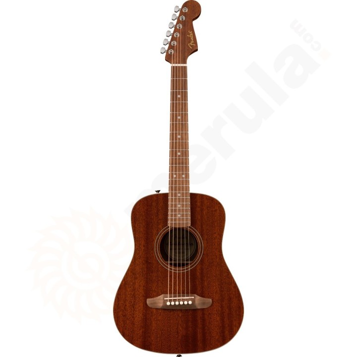 Fender California Standard Redondo Mini with Bag, Sapele Top, Natural Sapele