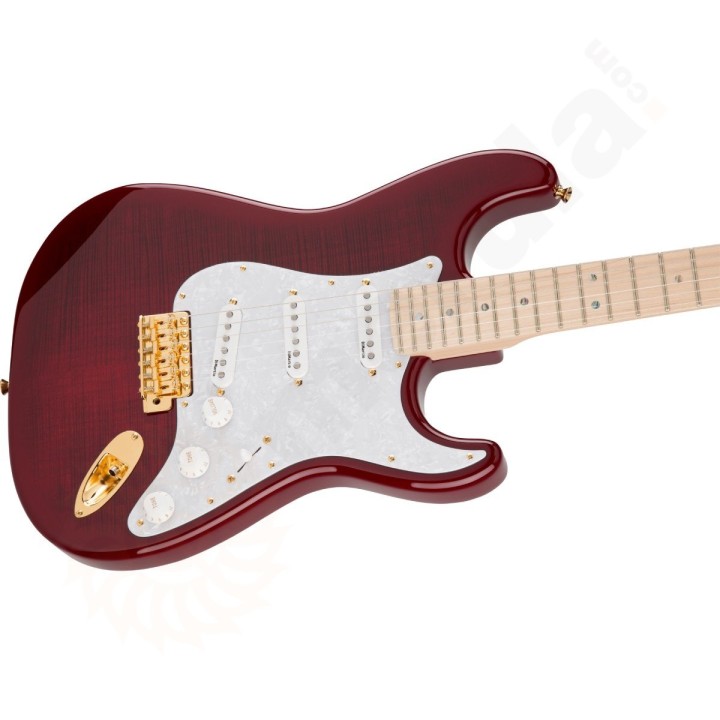 Fender Richie Kotzen Stratocaster, Maple Fingerboard, Transparent Red Burst