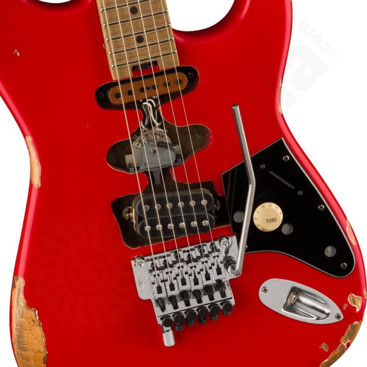 EVH Frankenstein Relic Series, Maple Fingerboard, Red - Chitarra elettrica solid body