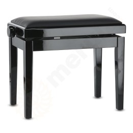 Gewa Panca Deluxe Vinyl Nero lucido Sedile nero