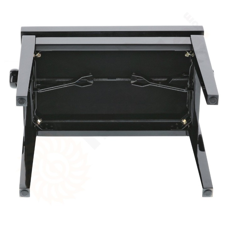 Gewa Panca Deluxe Vinyl Nero lucido Sedile nero