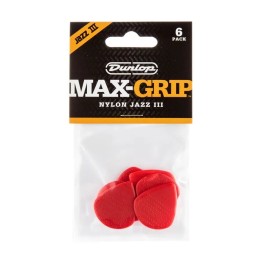 Acquista Dunlop 471p3n Max-Grip Jazz III Red Nylon 4500624 online | Merula Strumenti Musicali