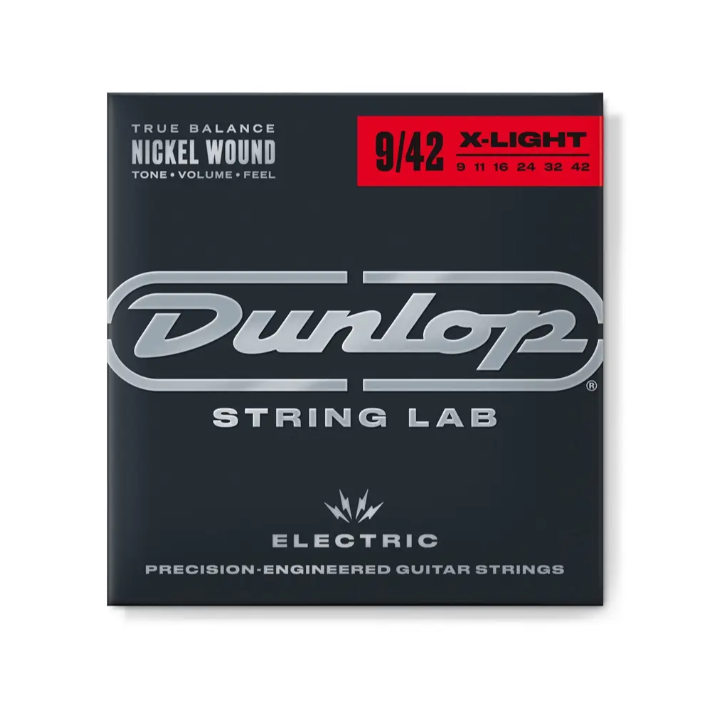 Acquista Dunlop Den0942 Nickel Plated Steel, Light, Set/6 online | Merula Strumenti Musicali
