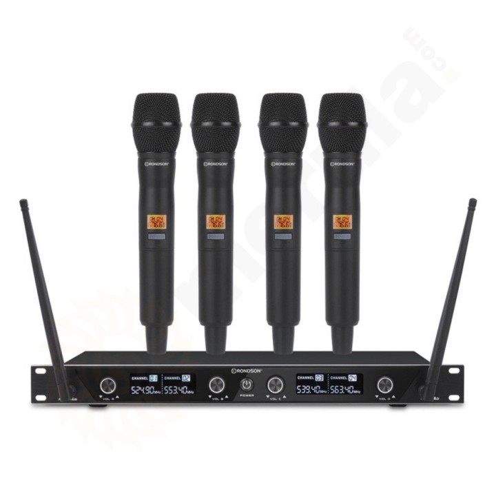 Rondson BE-1040/4MIC-1 - Set di Radiomicrofoni