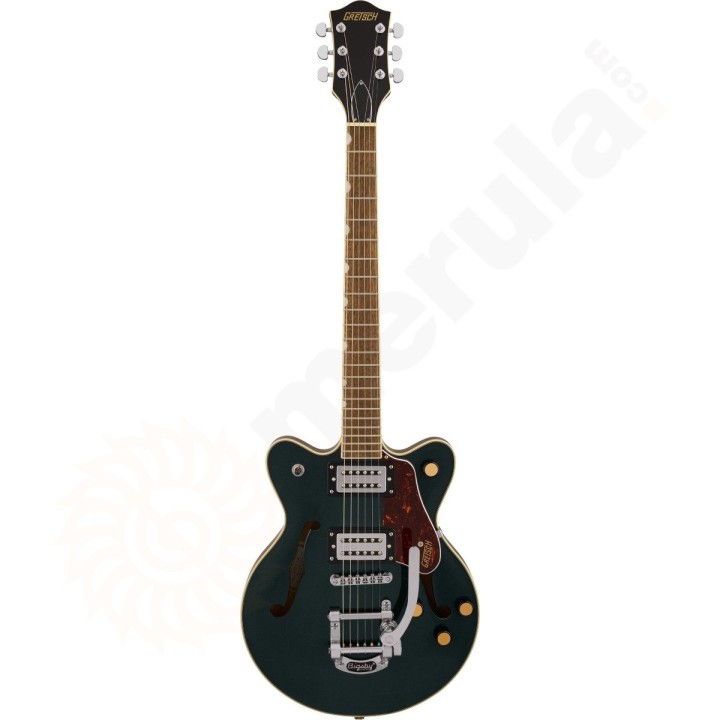 Gretsch G2655T Streamliner Center Block Jr. Double-Cut with Bigsby, Laurel Fingerboard, Cadillac Green