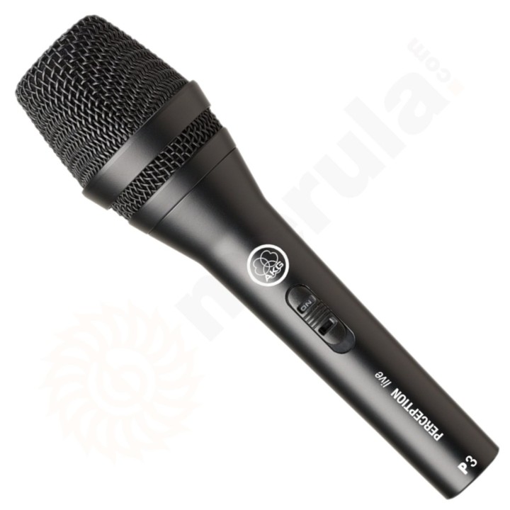 Akg - P3 S Perception Microfono Dinamico Cardioide per Voce con Interruttore On/Off