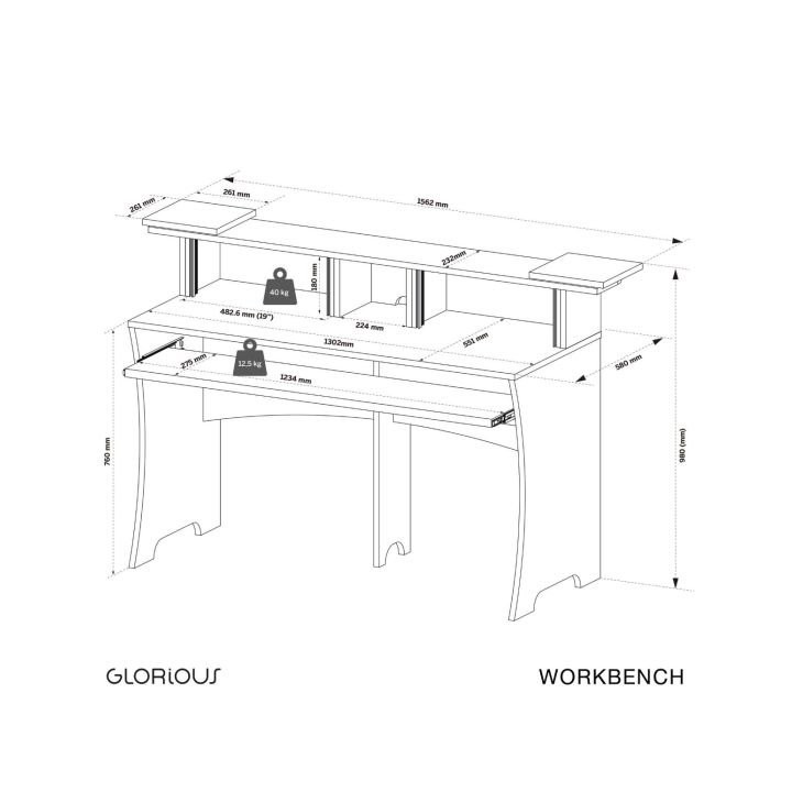 Glorious - Workbench White