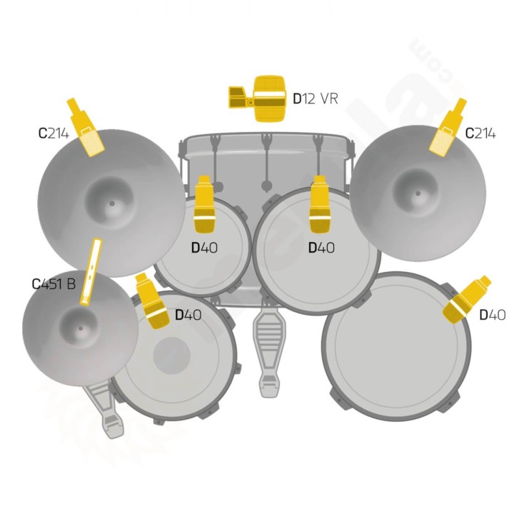 Akg - Drum Set Premium Set Microfoni per Batteria