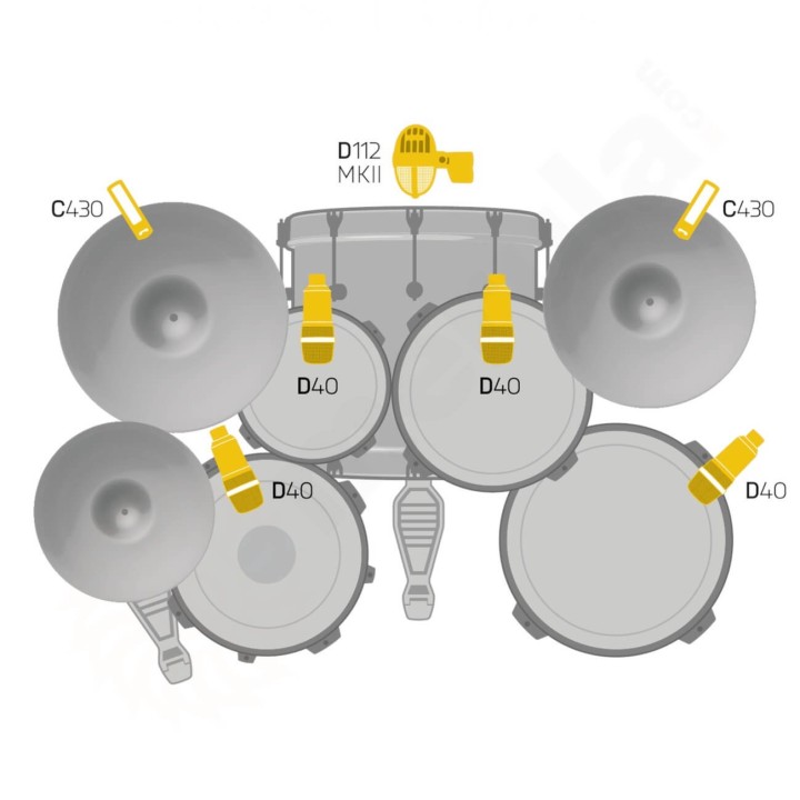 Akg - Drum Set Concert I Set di Microfoni per Batteria