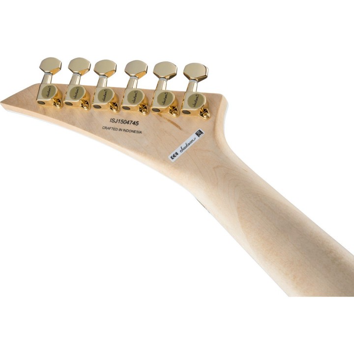 Jackson Pro Series Rhoads RR3, Ebony Fingerboard, Ivory with Black Pinstripes