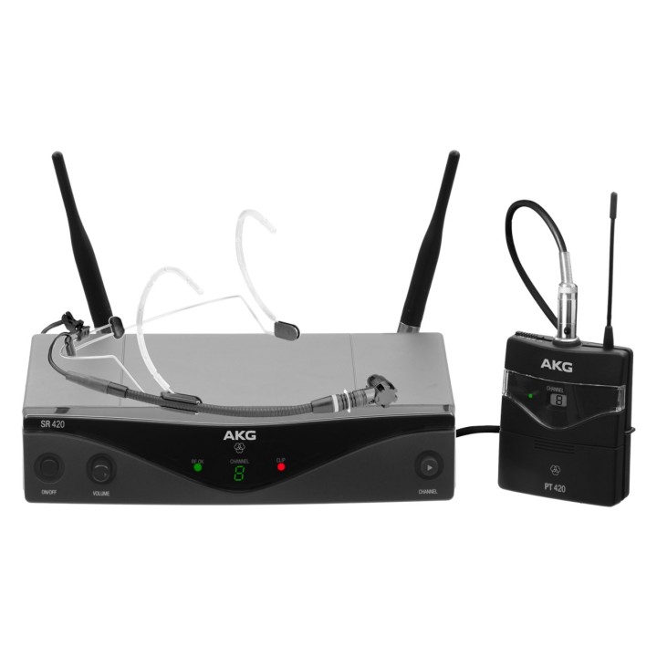 Akg - WMS420 Headworn Set Sistema Wireless ad Archetto